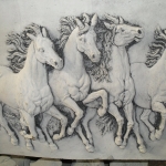 Galloping Horses Wall Plaques