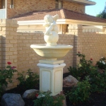 Cherub on Ball Water Fountain